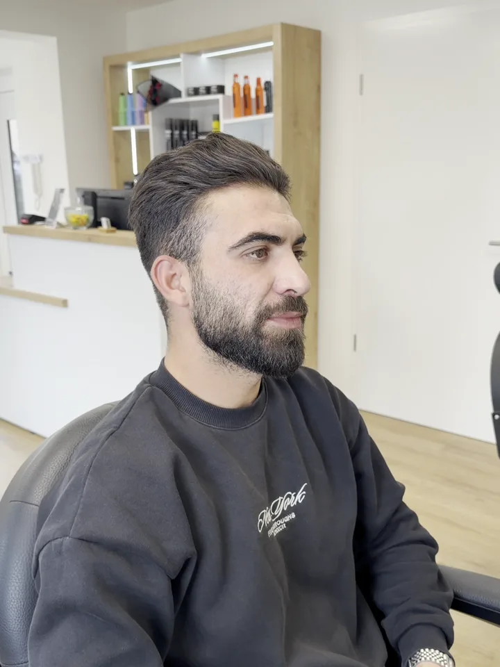 Frisur aus der Herren-Lounge